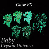 Baby Crystal Unicorn Pin Set