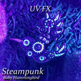 Steampunk Baby Hummingbird Pin