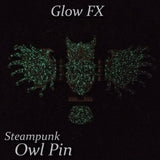 Steampunk Owl Pin