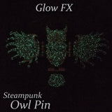 Steampunk Owl Pin