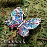 Baby Steampunk Butterfly Variants Pin