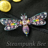 Steampunk Bee Pin Blind Bag
