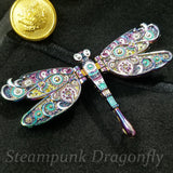 Steampunk Dragonfly 4 Pin Set