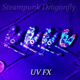 Steampunk Dragonfly 4 Pin Set